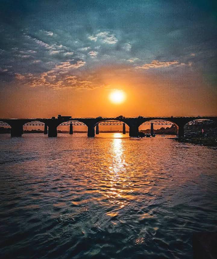 Narmda River Railway Bridge 